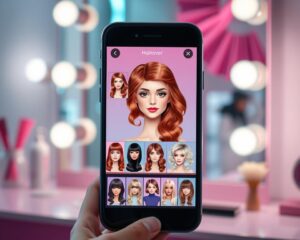 app de mudar cabelo