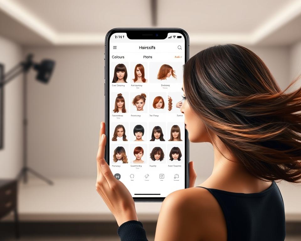 app para simular cortes de cabelo