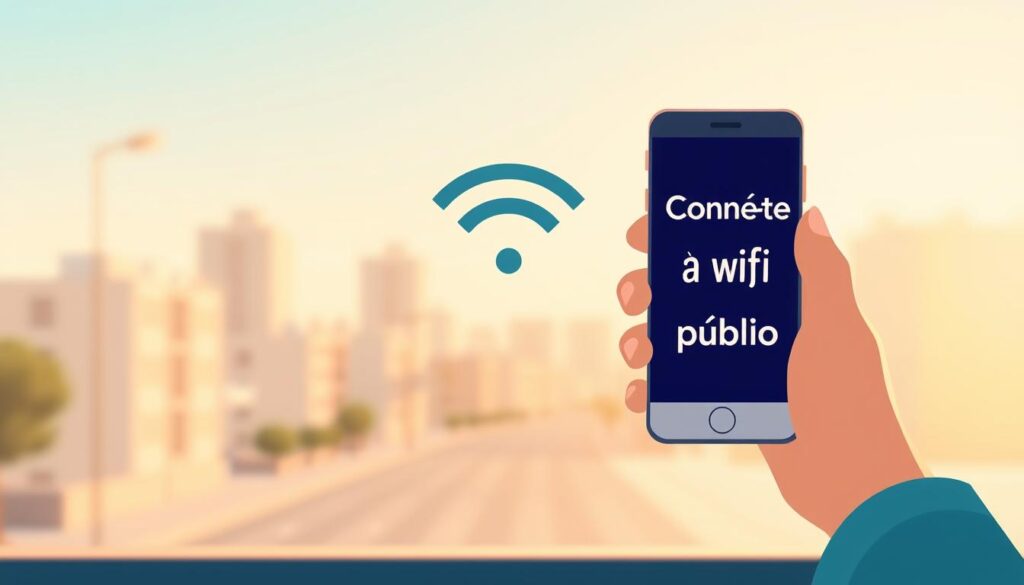 conecte-se a wifi público