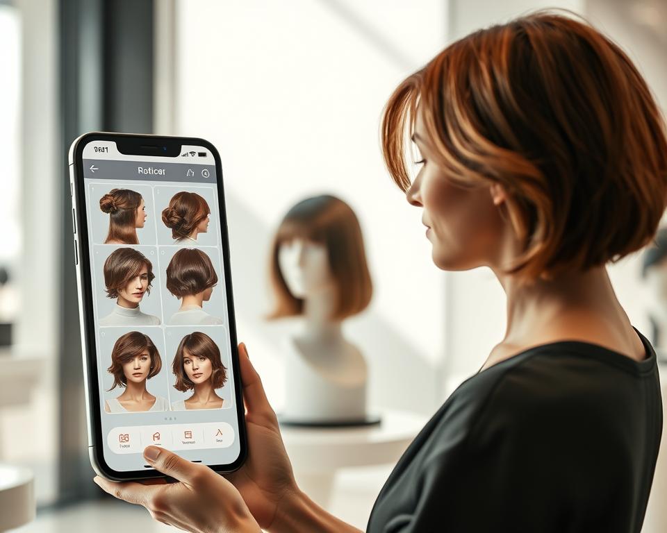 app para simular cortes de cabelo