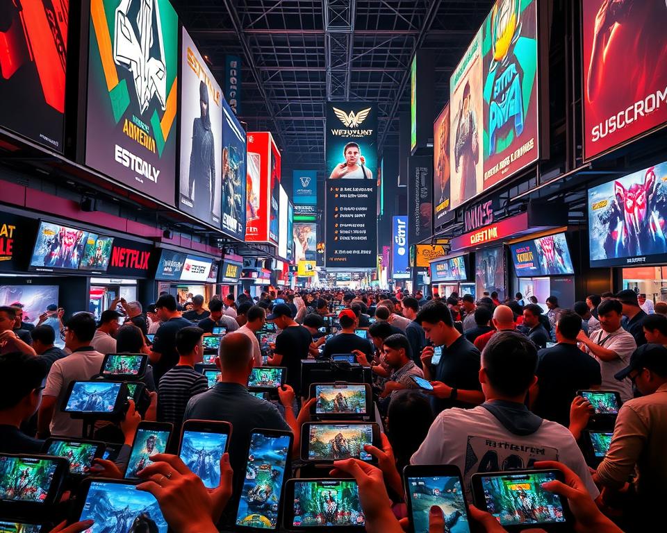 Mercado de jogos móveis