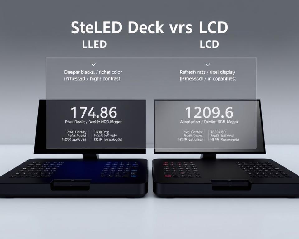diferenças entre Steam Deck OLED e LCD