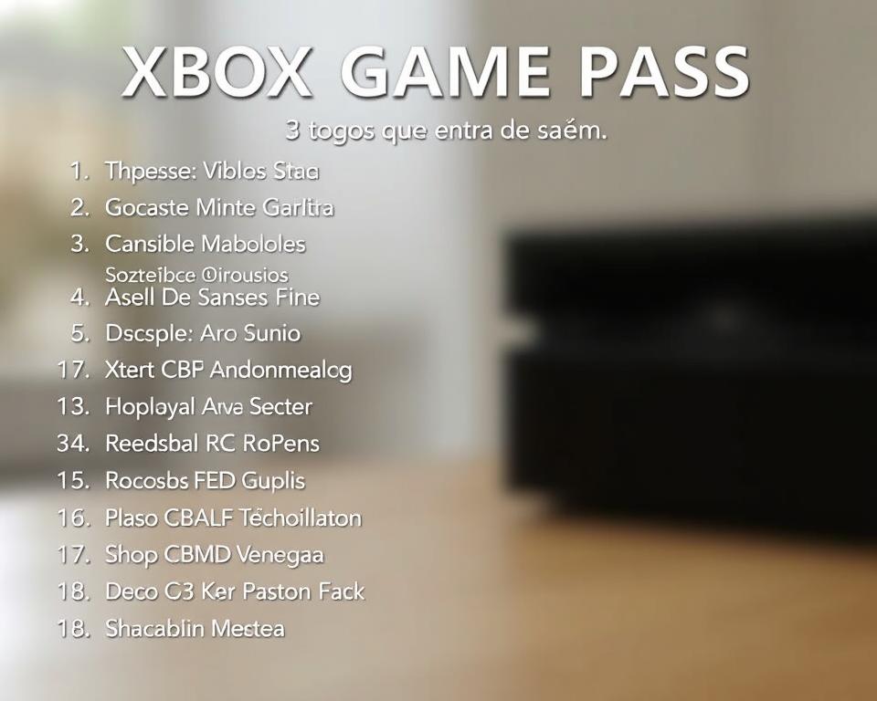 lista completa dos novos jogos
