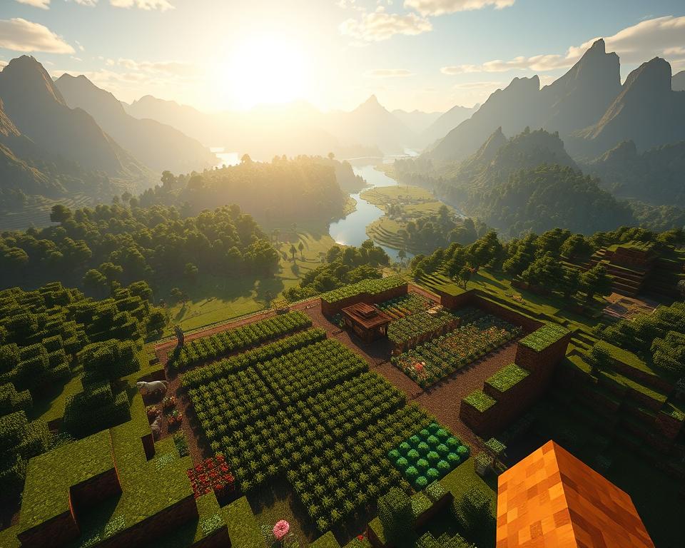 otimização do tempo em Minecraft