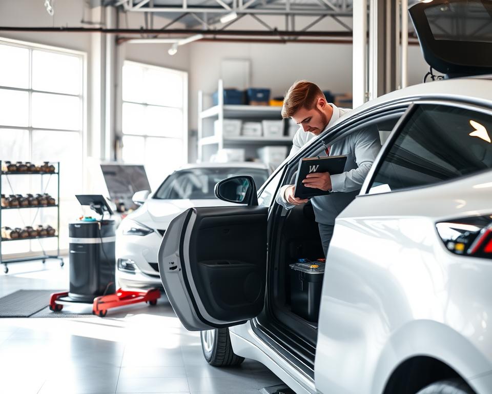manutenção de carros elétricos