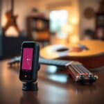 Afinador digital de violão | versão mobile