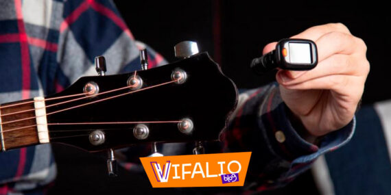 Afinador digital de violão | versão mobile