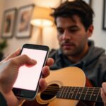 Afine seu violão pelo celular em segundos