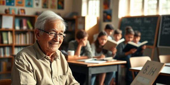Nunca é Tarde para aprender a ler e escrever.