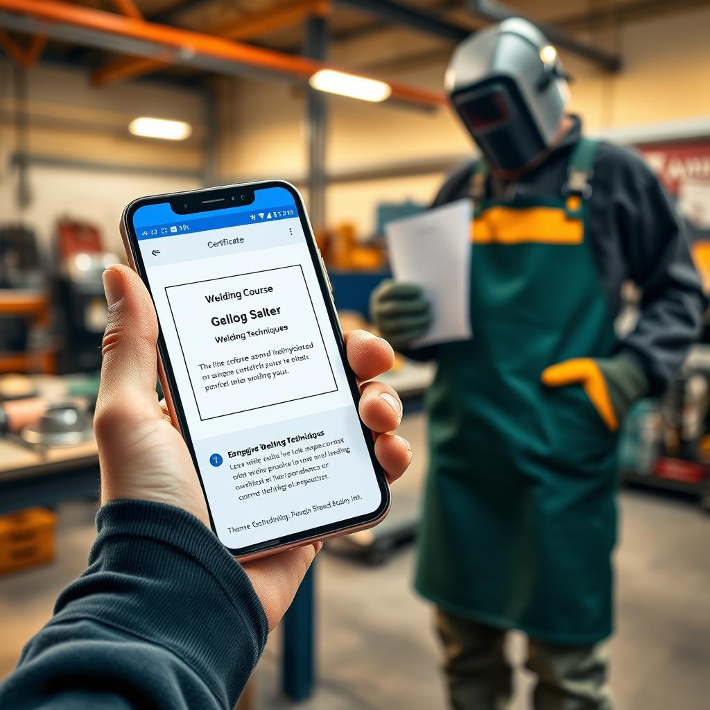 aplicativo curso de soldador com certificado