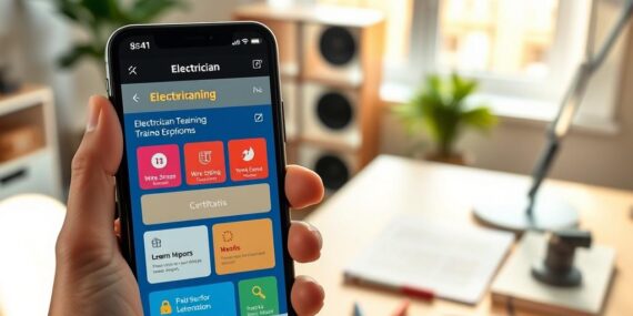 🤳Aplicativo de Eletricista Residencial Online Grátis com Certificado: Aprenda Pelo Celular