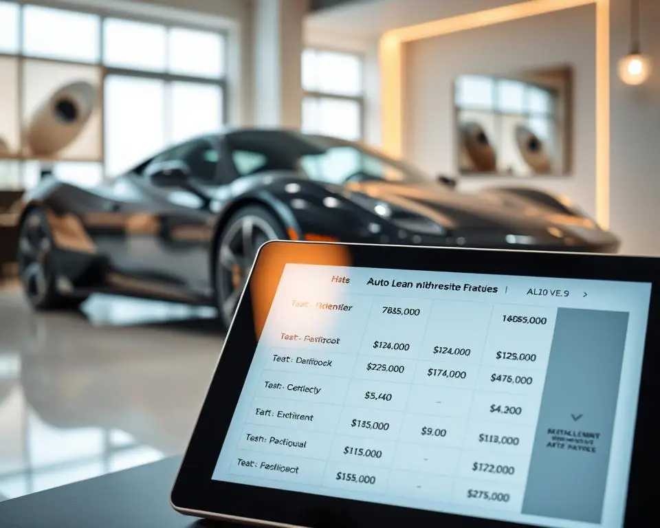 Melhores taxas para financiamento automotivo