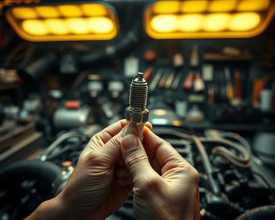 Remoção de velas automotivas