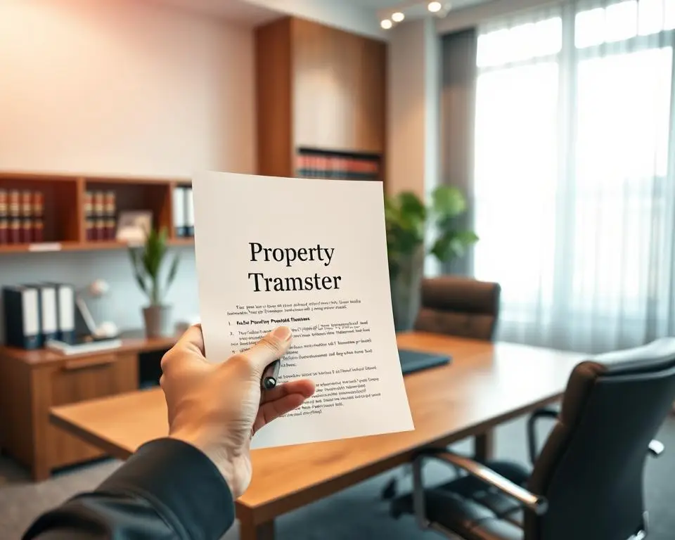 como fazer transferência de propriedade