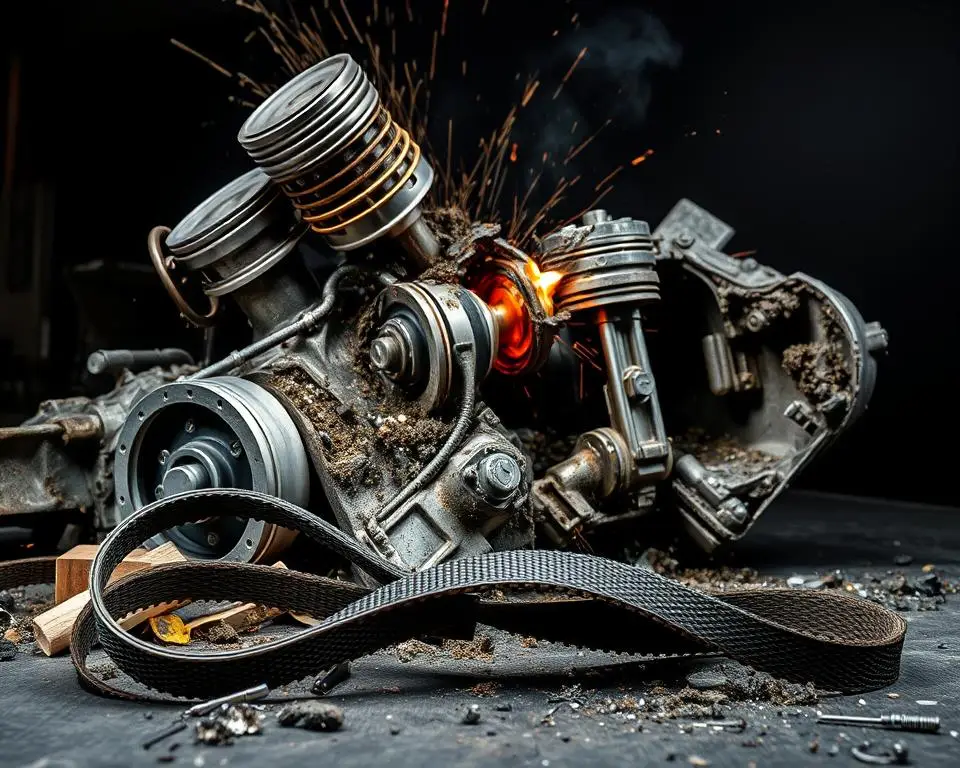 consequências de não substituir a correia dentada