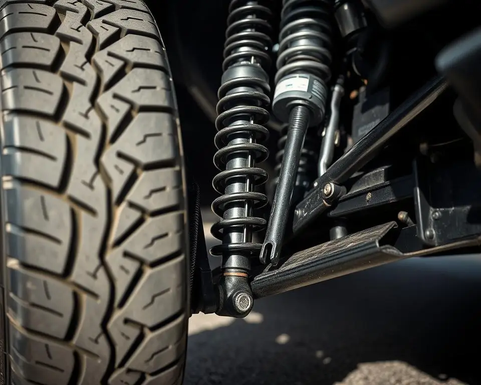 pneus e suspensão