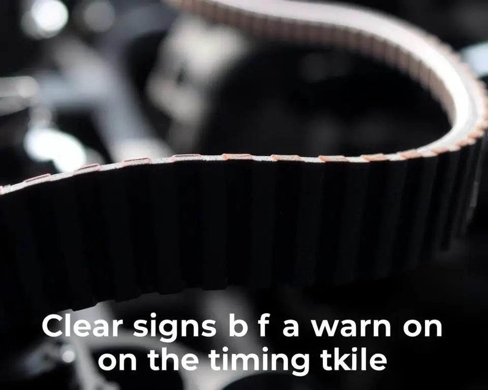 sinais de desgaste da correia dentada