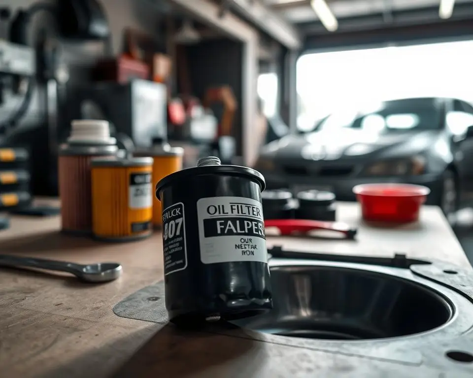 troca de filtros de óleo